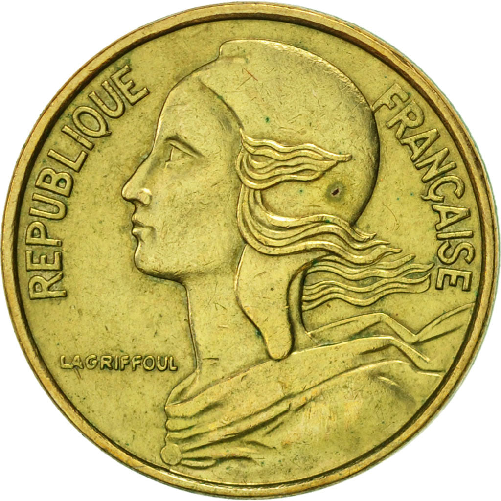 Münze, Frankreich, Marianne, 10 Centimes, 1976, Paris, VZ, Aluminum-Bronze
