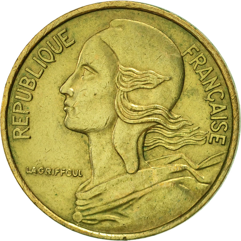 Coin, France, Marianne, 10 Centimes, 1974, Paris, AU(55-58), Aluminum-Bronze