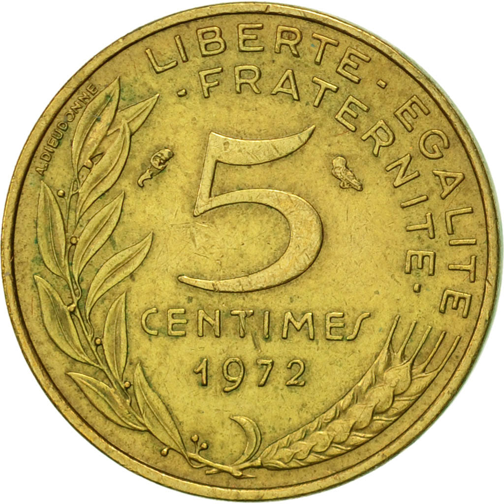 Coin, France, Marianne, 10 Centimes, 1972, Paris, AU(55-58), Aluminum-Bronze