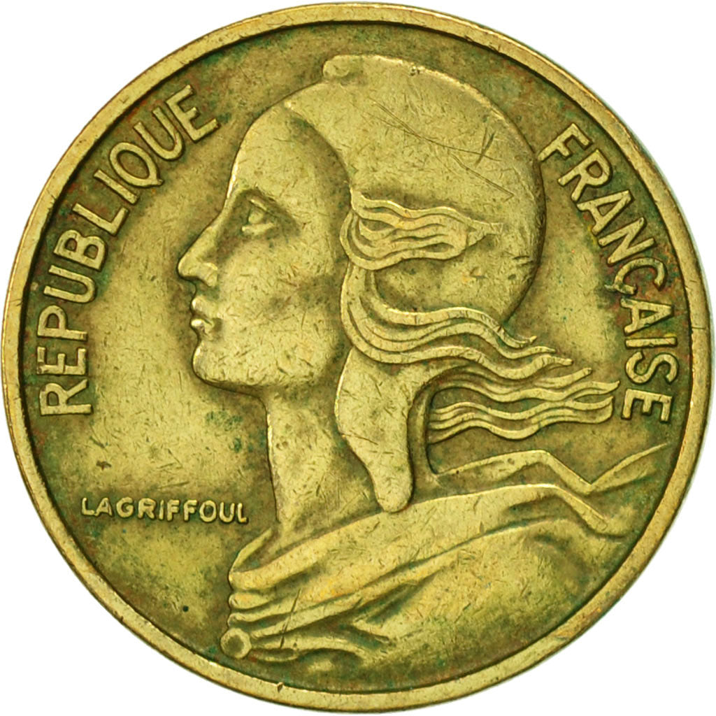 Coin, France, Marianne, 5 Centimes, 1966, Paris, AU(55-58), Aluminum-Bronze