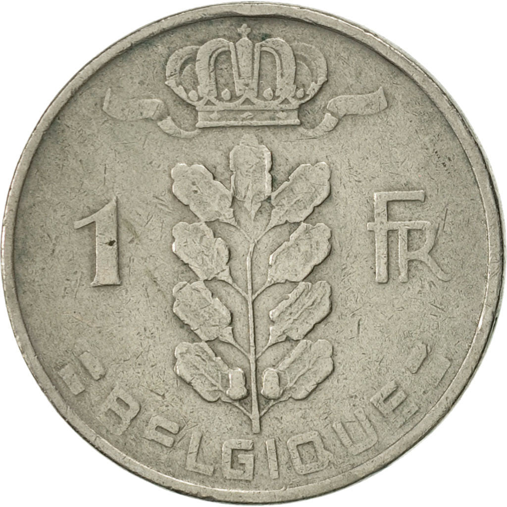 Coin, Belgium, Franc, 1962, EF(40-45), Copper-nickel, KM:142.1