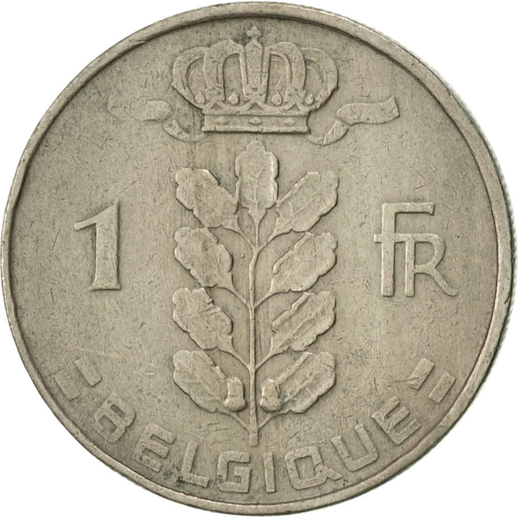 Coin, Belgium, Franc, 1961, EF(40-45), Copper-nickel, KM:142.1