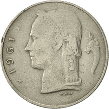Coin, Belgium, Franc, 1961, EF(40-45), Copper-nickel, KM:143.1