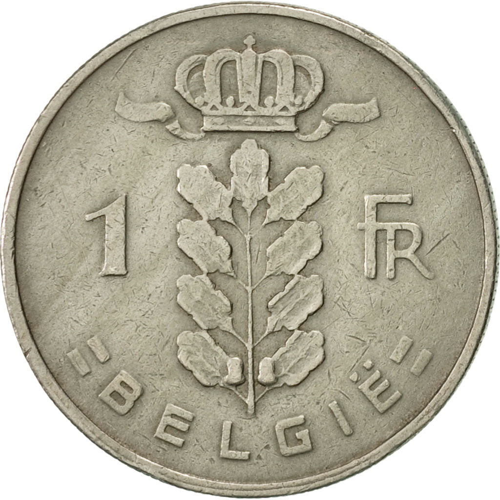 Coin, Belgium, Franc, 1961, EF(40-45), Copper-nickel, KM:143.1