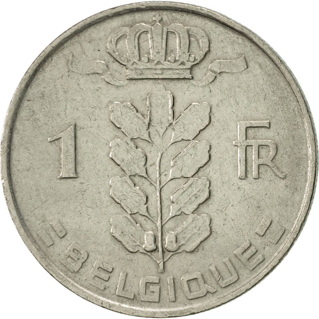 Coin, Belgium, Franc, 1967, EF(40-45), Copper-nickel, KM:142.1