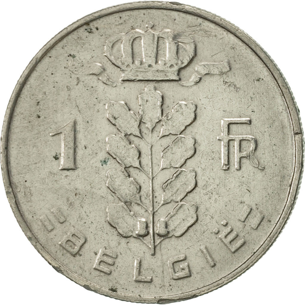 Coin, Belgium, Franc, 1966, EF(40-45), Copper-nickel, KM:143.1