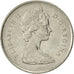 Coin, Canada, Elizabeth II, 25 Cents, 1971, Royal Canadian Mint, Ottawa