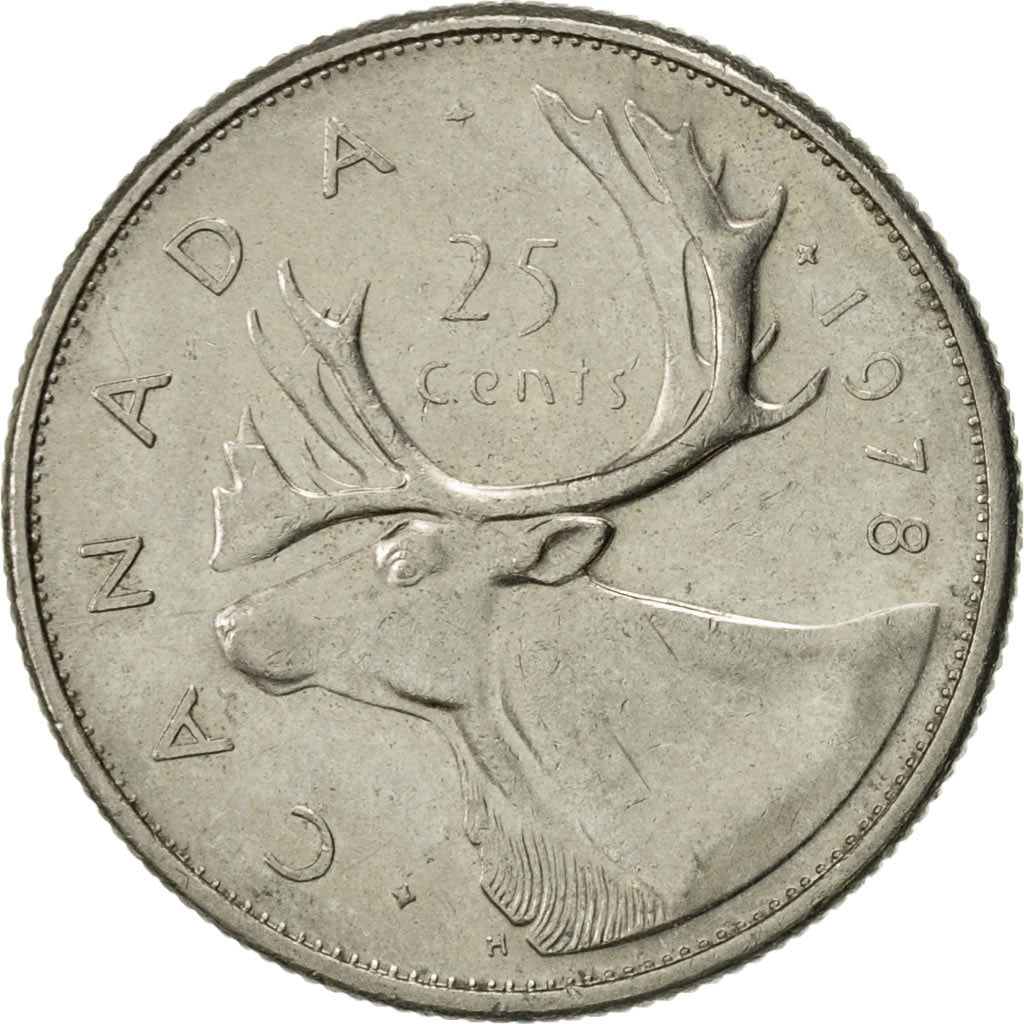 Coin, Canada, Elizabeth II, 25 Cents, 1978, Royal Canadian Mint, Ottawa