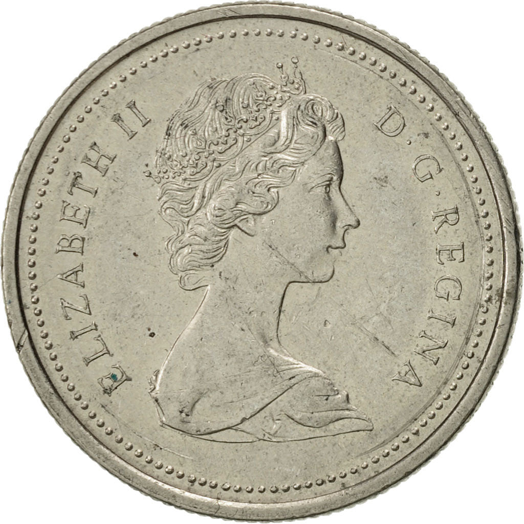 Coin, Canada, Elizabeth II, 25 Cents, 1973, Royal Canadian Mint, Ottawa
