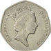 Moneta, Wielka Brytania, Elizabeth II, 50 Pence, 1997, EF(40-45), Miedź-Nikiel