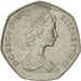 Munten, Groot Bretagne, Elizabeth II, 50 New Pence, 1977, ZF, Copper-nickel