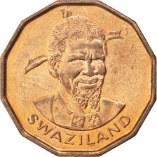 SWAZILAND, Cent, 1975, British Royal Mint, KM #21, MS(63), Bronze, 18.3, 2.07