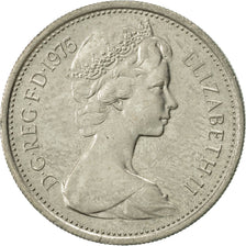 Great Britain, Elizabeth II, 5 New Pence, 1975, EF(40-45), Copper-nickel, KM:911