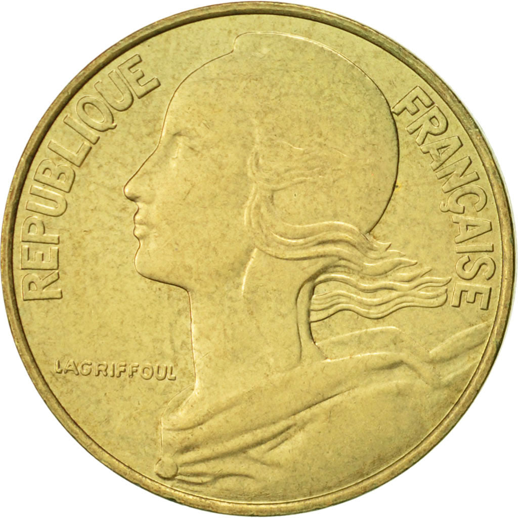 Coin, France, Marianne, 20 Centimes, 2000, Paris, AU(50-53), Aluminum-Bronze