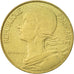 Coin, France, Marianne, 20 Centimes, 2000, Paris, AU(50-53), Aluminum-Bronze