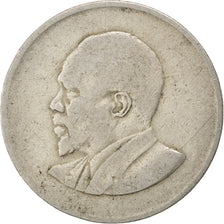 KENYA, Shilling, 1967, KM #5, VF(30-35), Copper-Nickel, 27.8, 7.55
