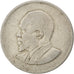 KENYA, Shilling, 1967, KM #5, VF(30-35), Copper-Nickel, 27.8, 7.55