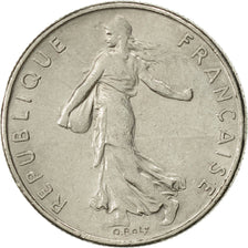 Munten, Frankrijk, Semeuse, 1/2 Franc, 1973, Paris, PR, Nickel, KM:931.1