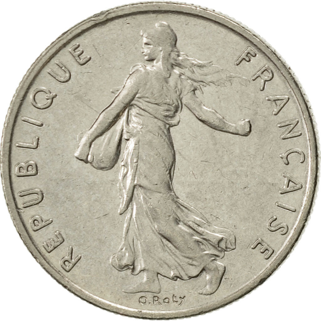 Moneta, Francja, Semeuse, 1/2 Franc, 1978, Paris, AU(55-58), Nikiel, KM:931.1