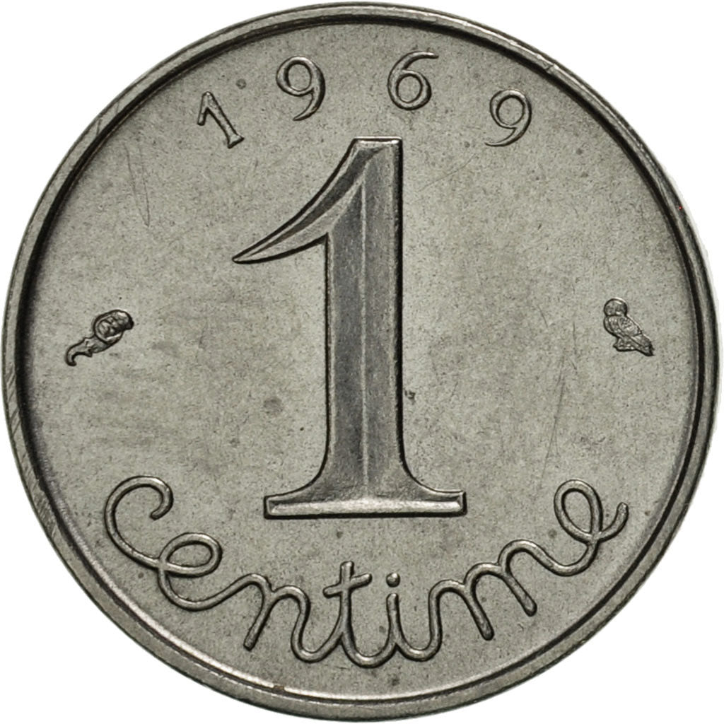 Munten, Frankrijk, Épi, Centime, 1969, Paris, UNC-, Stainless Steel, KM:928