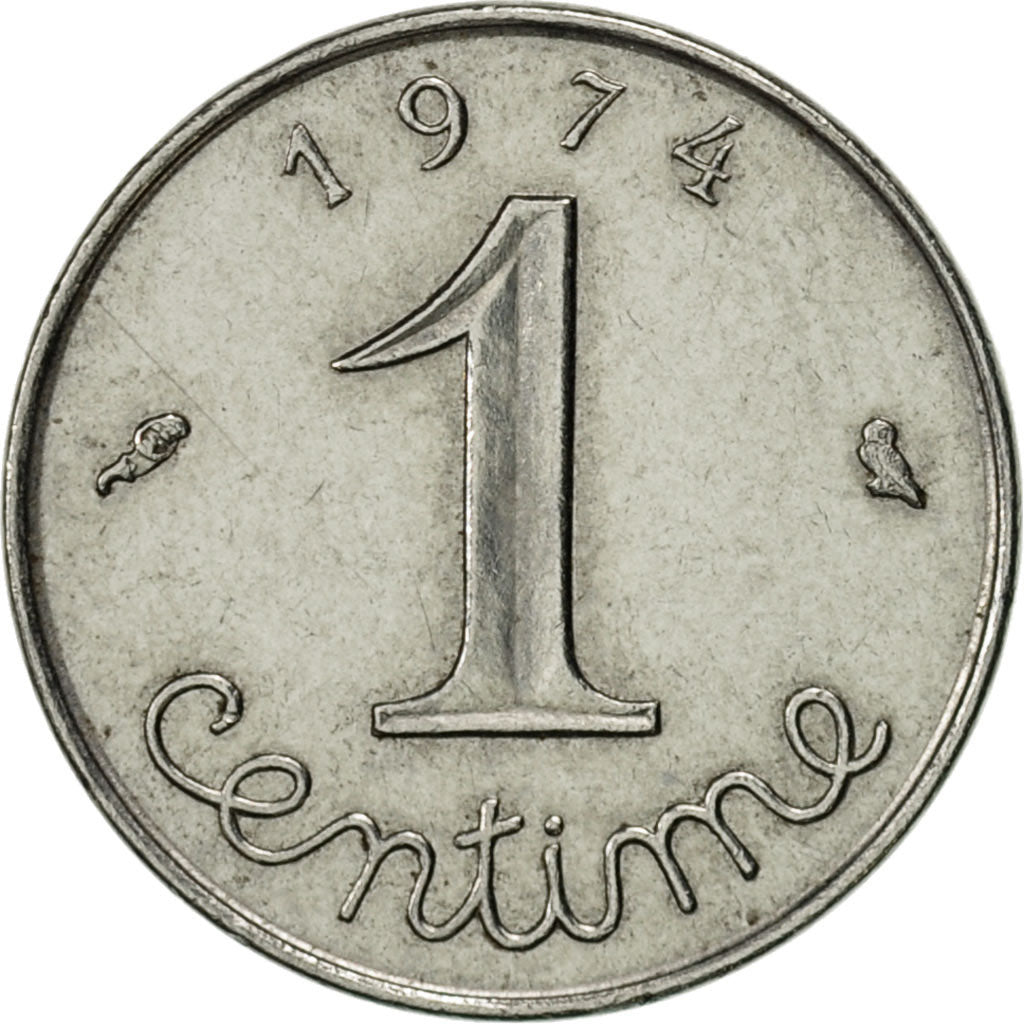 Munten, Frankrijk, Épi, Centime, 1974, Paris, UNC-, Stainless Steel, KM:928