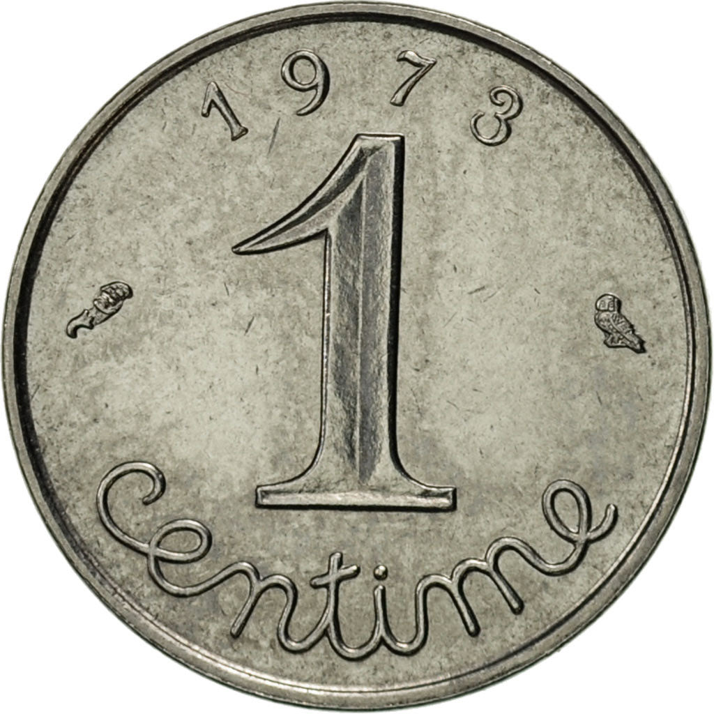 Munten, Frankrijk, Épi, Centime, 1973, Paris, UNC-, Stainless Steel, KM:928