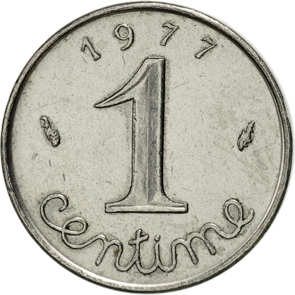 Monnaie, France, Épi, Centime, 1977, Paris, SPL, Stainless Steel, KM:928