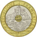France, Mont Saint Michel, 20 Francs, 1995, Paris, AU(55-58), Tri-Metallic