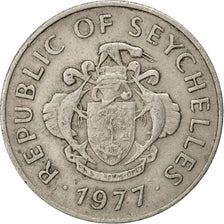 Moneda, Seychelles, Rupee, 1977, MBC, Cobre - níquel, KM:35