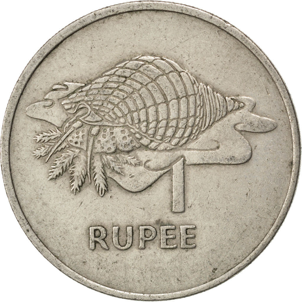 Moneda, Seychelles, Rupee, 1977, MBC, Cobre - níquel, KM:35
