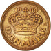 Monnaie, Danemark, Margrethe II, 50 Öre, 1989, Copenhagen, TTB, Bronze