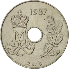 Coin, Denmark, Margrethe II, 25 Öre, 1987, Copenhagen, AU(50-53)