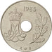 Moneda, Dinamarca, Margrethe II, 25 Öre, 1986, Copenhagen, MBC+, Cobre -