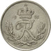 Coin, Denmark, Frederik IX, 25 Öre, 1957, Copenhagen, AU(50-53), Copper-nickel