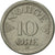 Coin, Norway, Haakon VII, 10 Öre, 1957, AU(50-53), Copper-nickel, KM:396