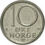 Munten, Noorwegen, Olav V, 10 Öre, 1986, ZF+, Copper-nickel, KM:416