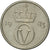 Moneda, Noruega, Olav V, 10 Öre, 1983, MBC+, Cobre - níquel, KM:416
