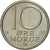 Moneda, Noruega, Olav V, 10 Öre, 1983, MBC+, Cobre - níquel, KM:416