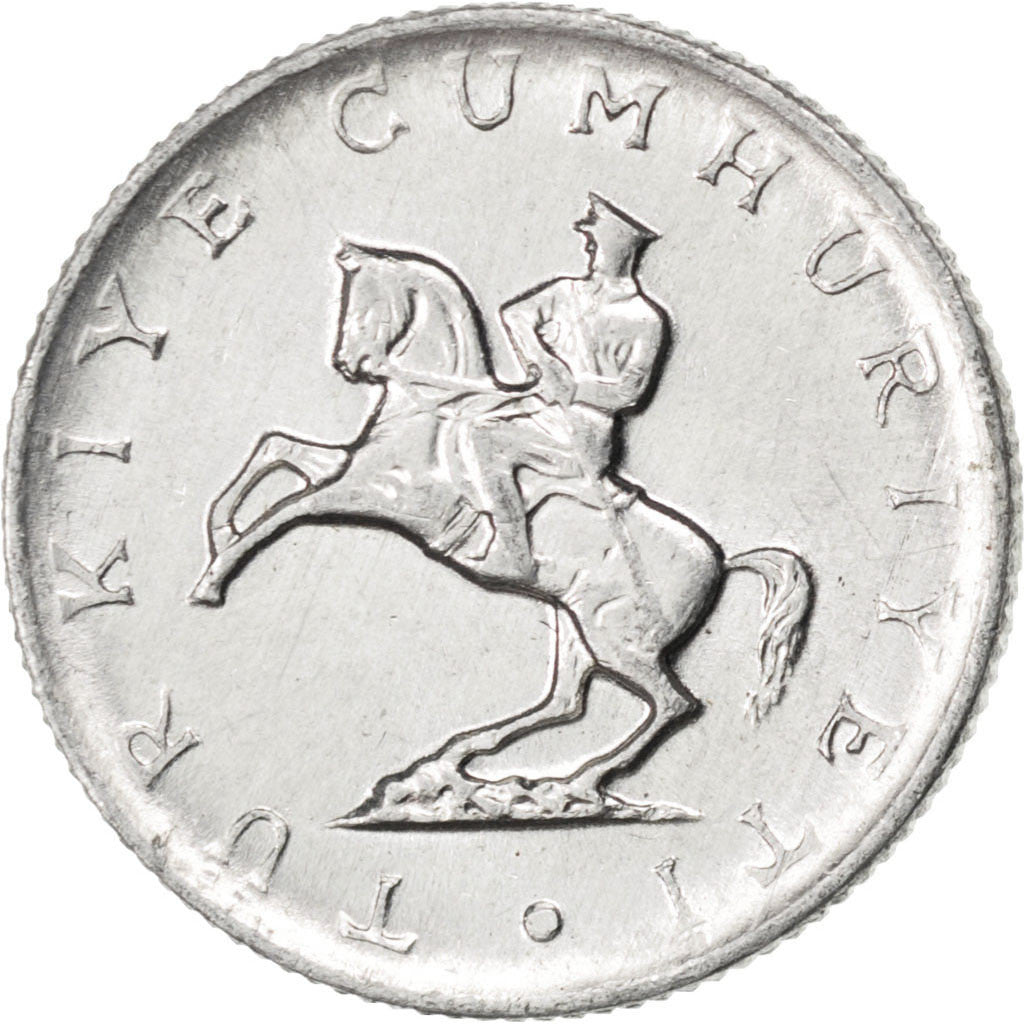 Coin, Turkey, 5 Lira, 1981, MS(63), Aluminum, KM:944