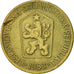Moneda, Checoslovaquia, Koruna, 1983, MBC, Aluminio - bronce, KM:50