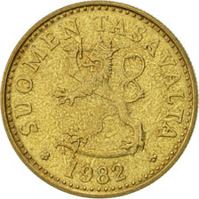 Monnaie, Finlande, 20 Pennia, 1982, SUP, Aluminum-Bronze, KM:47