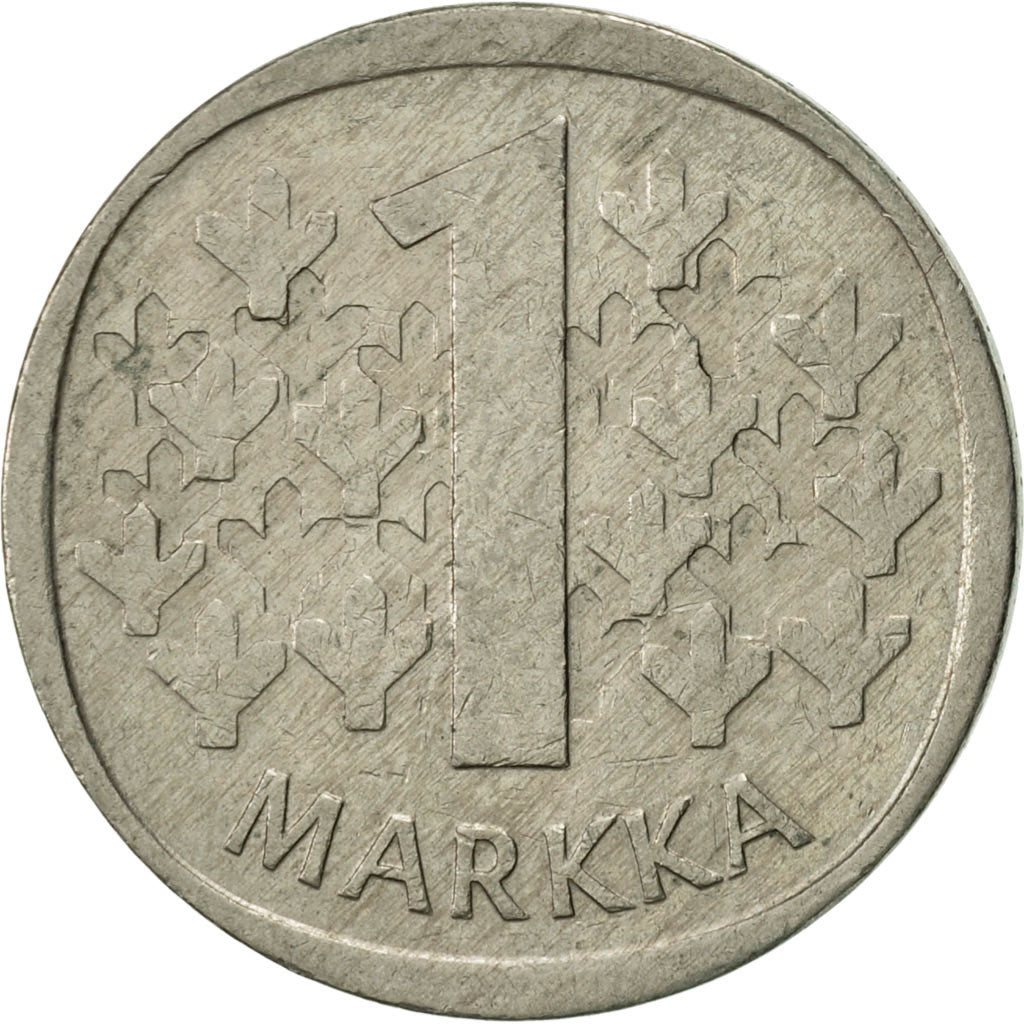 Coin, Finland, Markka, 1981, AU(50-53), Copper-nickel, KM:49a