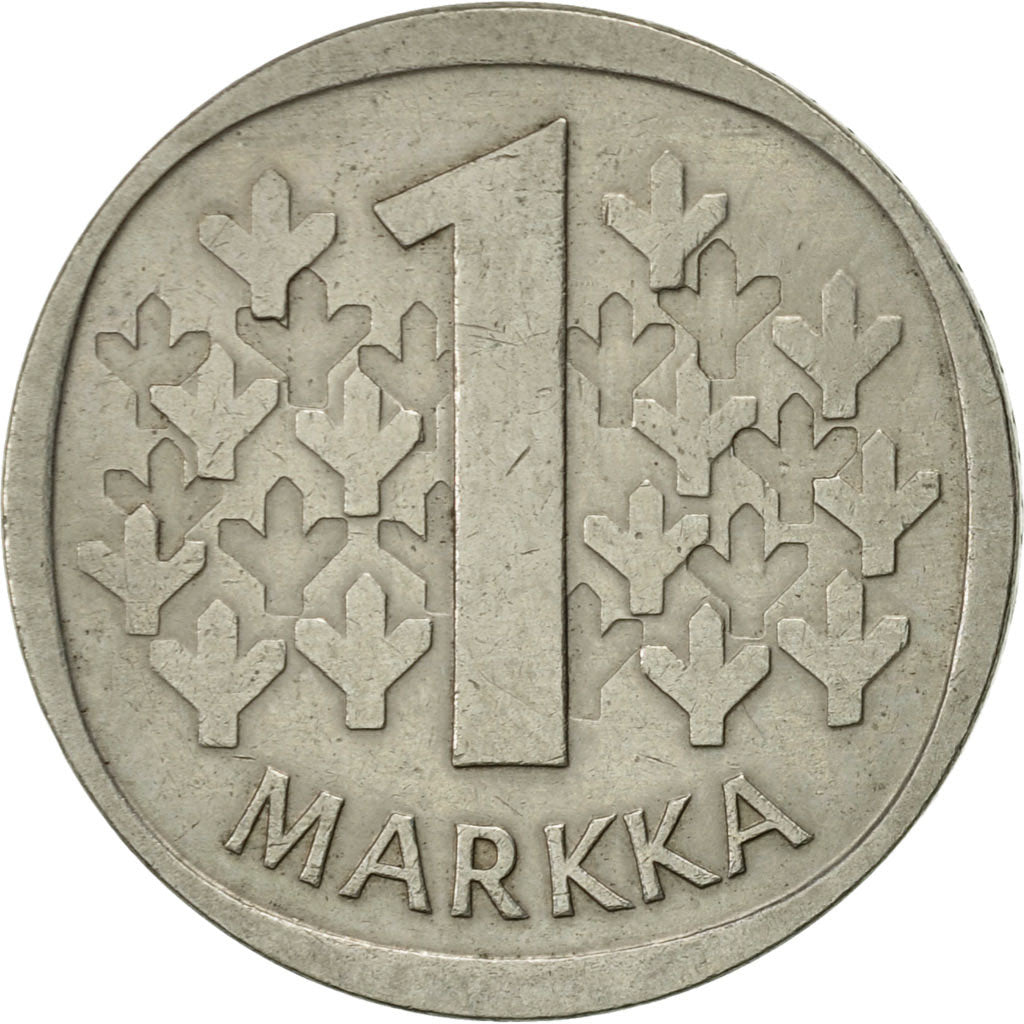 Finnland, Markka, 1972, VZ, Copper-nickel, KM:49a