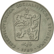 Coin, Czechoslovakia, 2 Koruny, 1983, AU(50-53), Copper-nickel, KM:75