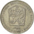 Moneda, Checoslovaquia, 2 Koruny, 1980, MBC+, Cobre - níquel, KM:75