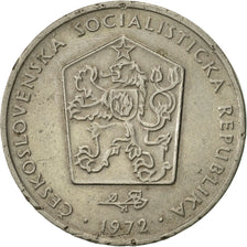 Czechoslovakia, 2 Koruny, 1972, AU(50-53), Copper-nickel, KM:75