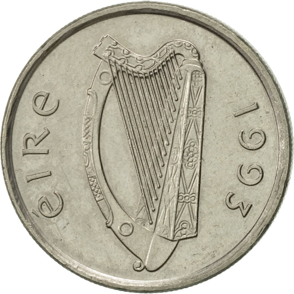 Monnaie, IRELAND REPUBLIC, 5 Pence, 1993, SUP, Copper-nickel, KM:28