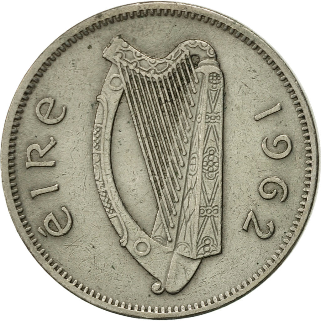 Coin, IRELAND REPUBLIC, 6 Pence, 1962, AU(50-53), Copper-nickel, KM:13a