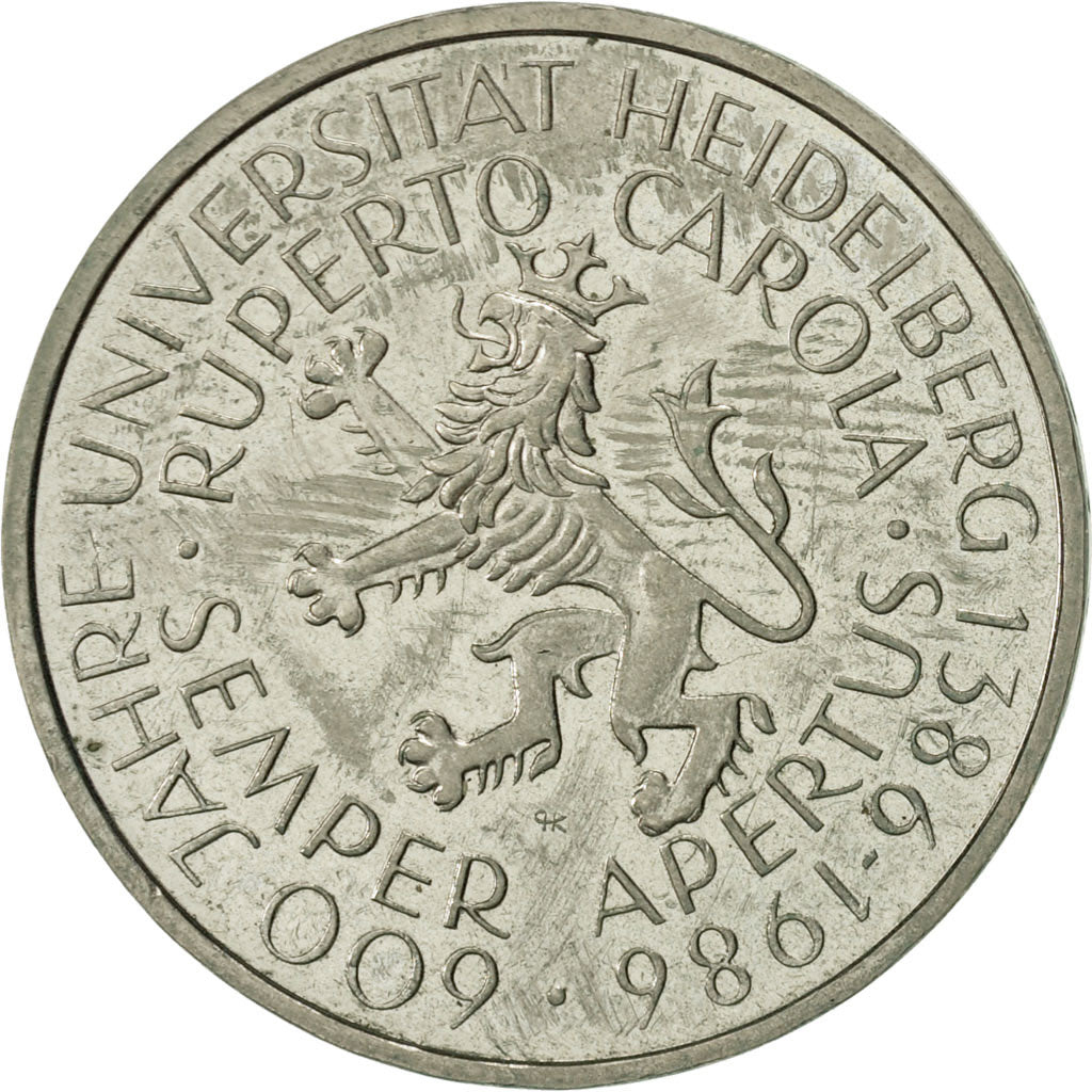 GERMANY - FEDERAL REPUBLIC, 5 Mark, 1986, Munich, Germany, AU(55-58)