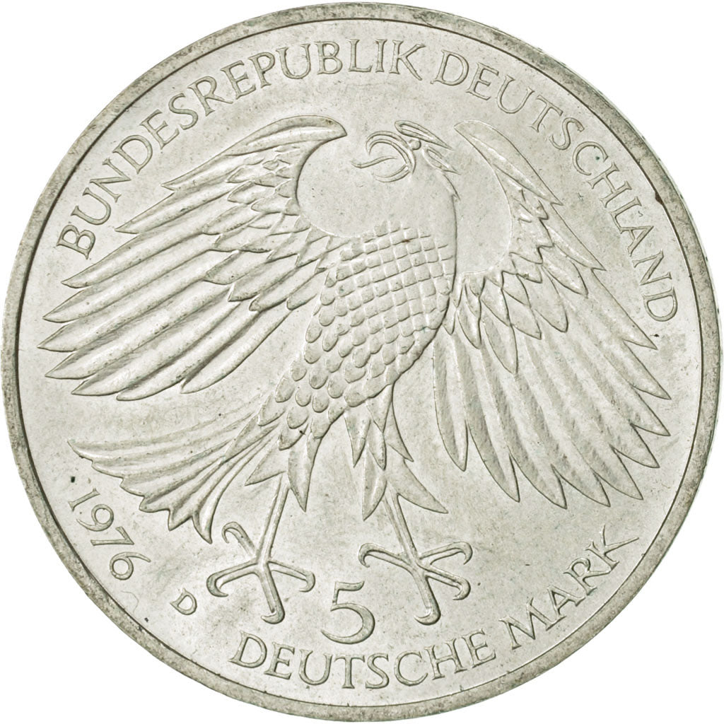 Coin, GERMANY - FEDERAL REPUBLIC, 5 Mark, 1976, Munich, Germany, MS(60-62)